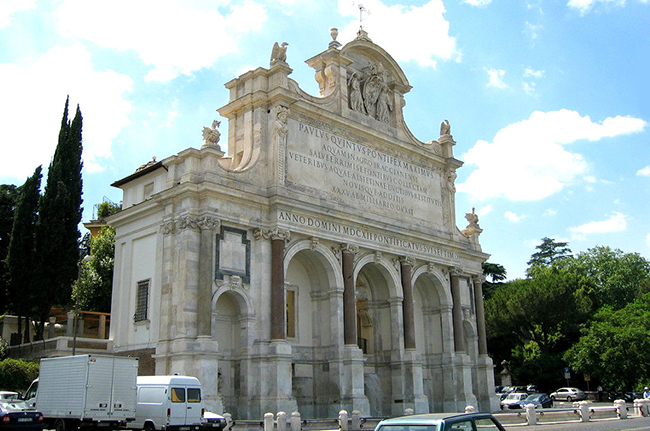 Fontana dell' Acqua Paola, Janiculum